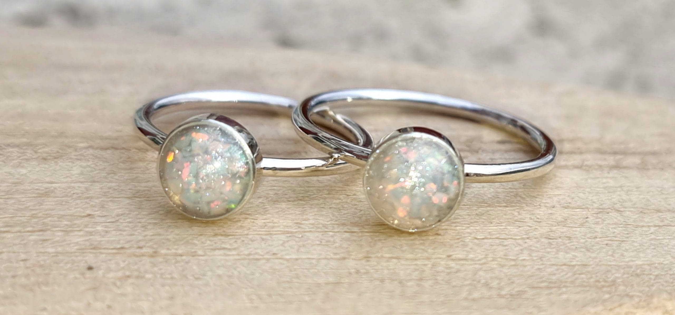 Breastmilk Ring - Themis Sterling Silver - Image 6