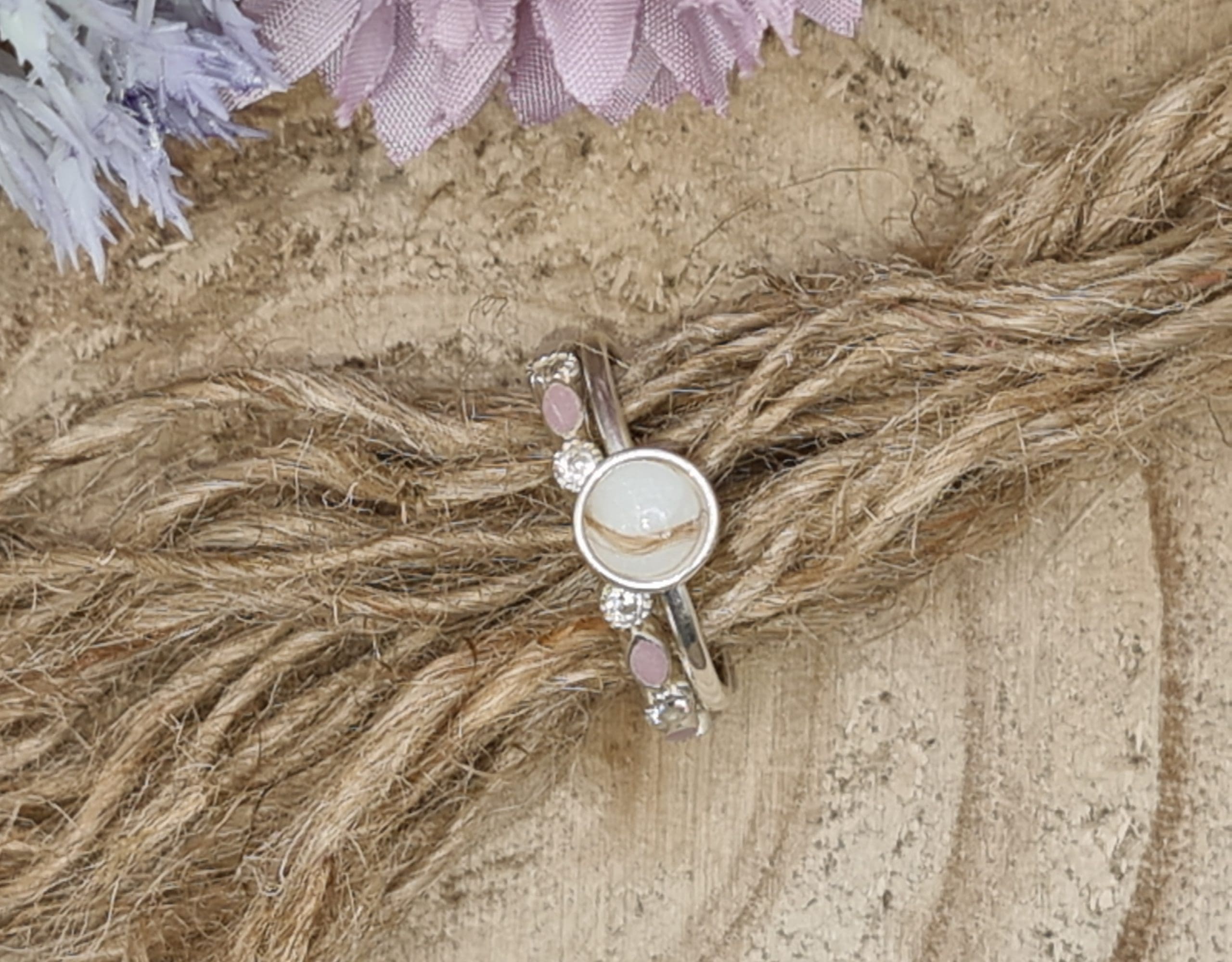 Breastmilk Ring - Themis Sterling Silver - Image 5