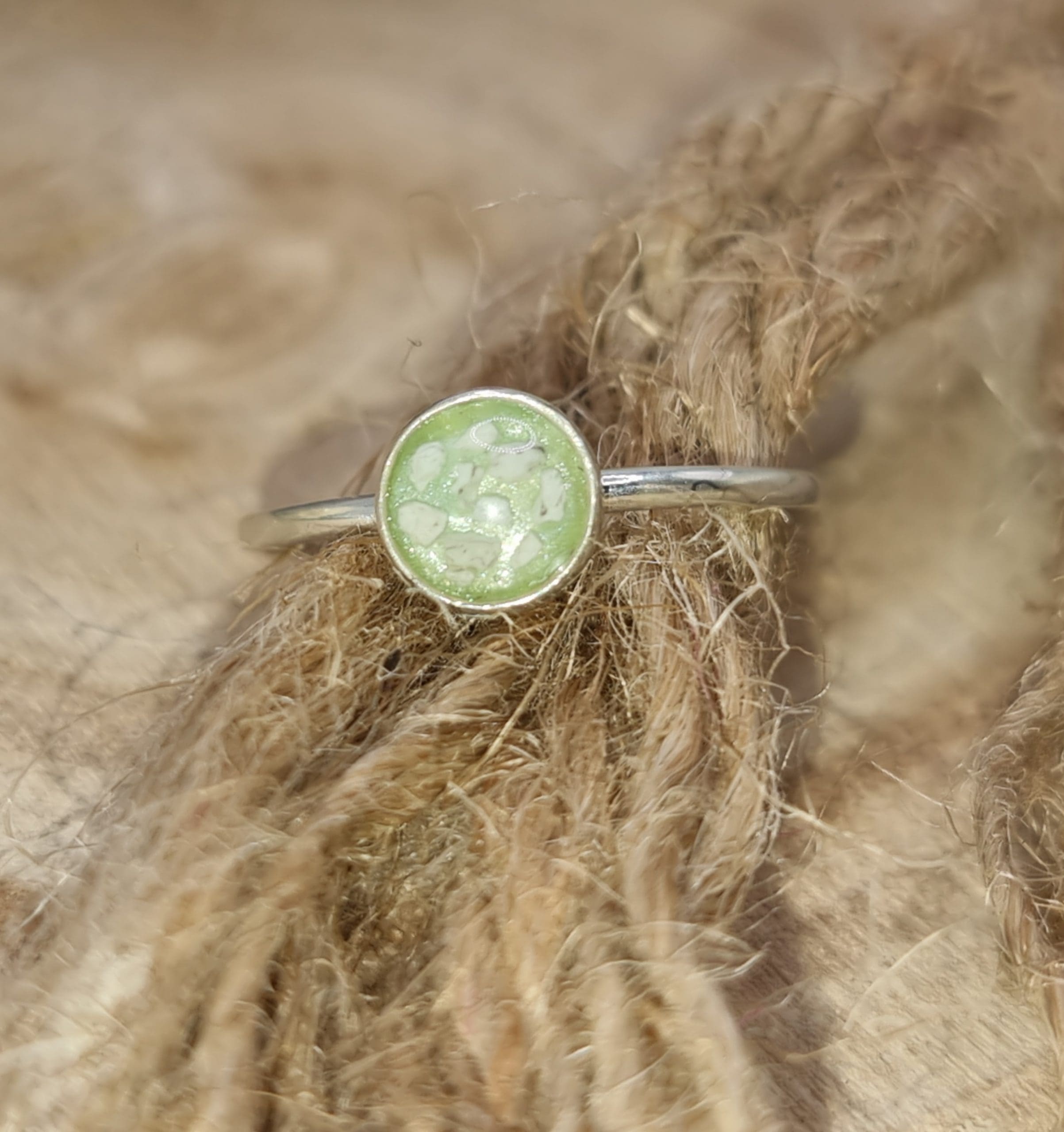 Breastmilk Ring - Themis Sterling Silver - Image 3