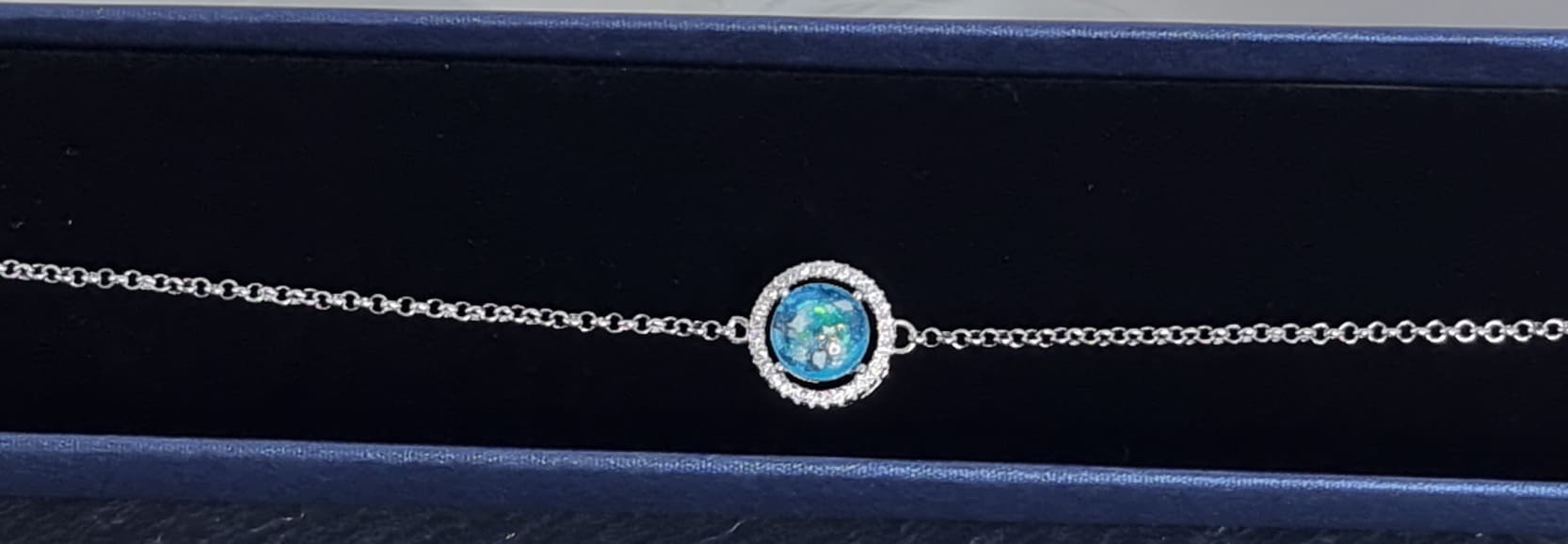 Hӓlo Bracelet - Sterling Silver Cubic Zirconia - Image 2